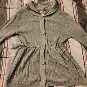 Lightweight grey sweater top, size Small
